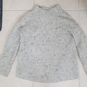 Madewell Donegal Northfield Mockneck Wool Sweater,